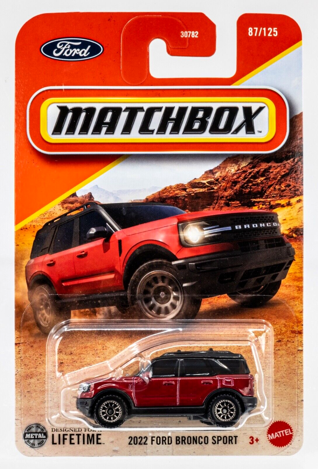 44台　2022 FORD BRONCO SPORT　マッチボックス　ブロンコ Matchbox 2022 Ford Bronco Sport Green #44 Basic Mainline