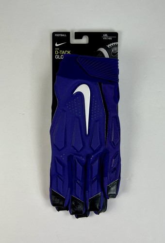 Nike D-Tack 6.0 Lineman Athletic Football Gloves Padded