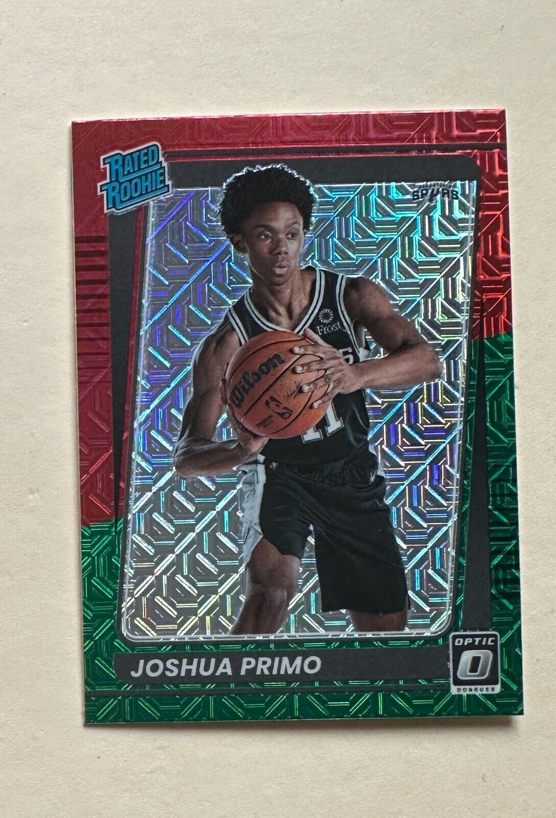 2021-22 Donruss Optic Choice Red and Green #162 Joshua Primo 2021-22 Donruss Optic Choice Red and Green #162 Joshua Primo