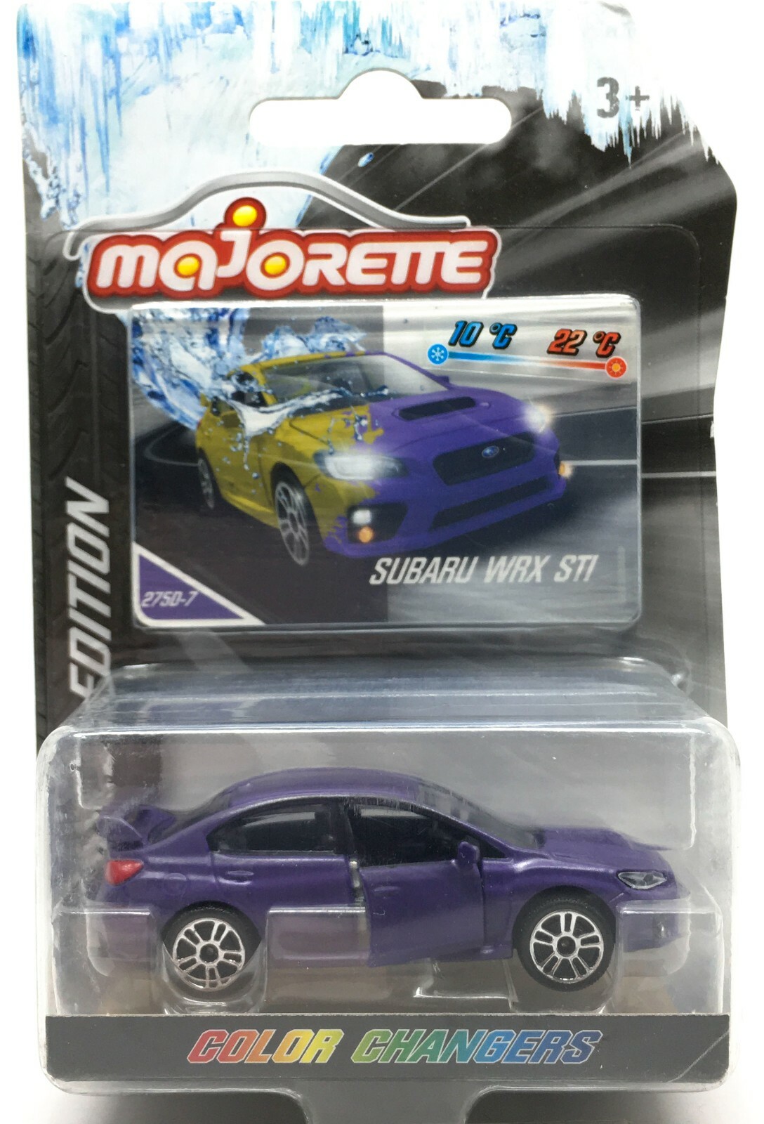 Majorette Subaru WRX STI Purple Color Changer 1:58 3