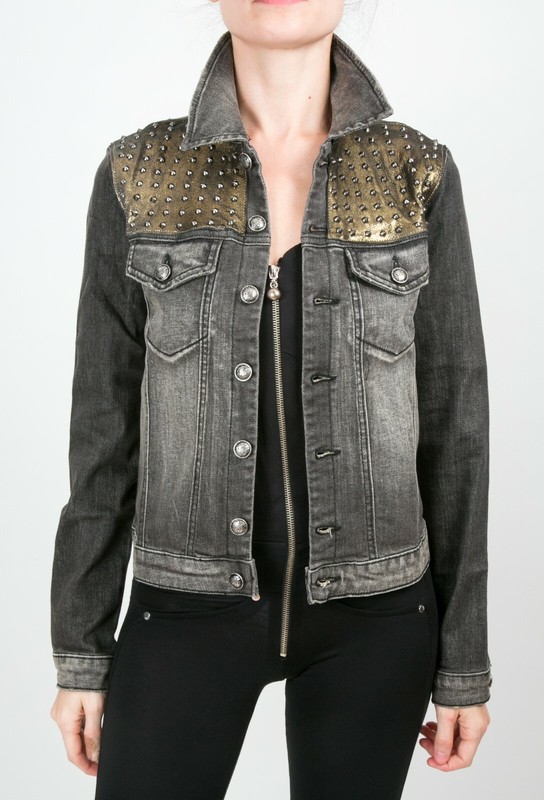 Frankie B Armanda Jean Denim Jacket 