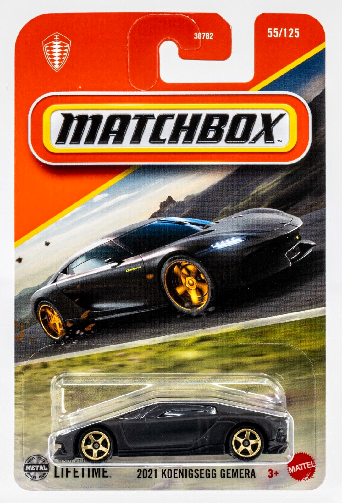 2025 Matchbox #55 2021 Koenigsegg Gemera MATTE BLACK | FSC