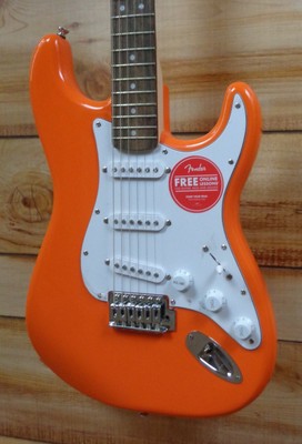 New Squier Affinity Stratocaster Laurel Fingerboard Competition Orange