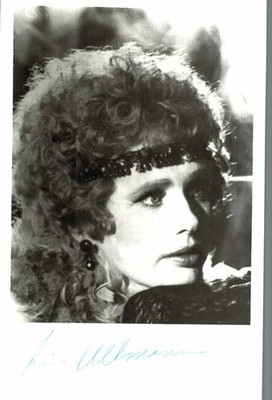 Liv Ullmann     **   Original Unterschrift auf Foto   **   N 757 k