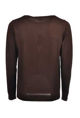 Pre-owned Daniele Fiesoli Man Maglia Girocollo Brown 16141 In Marrone