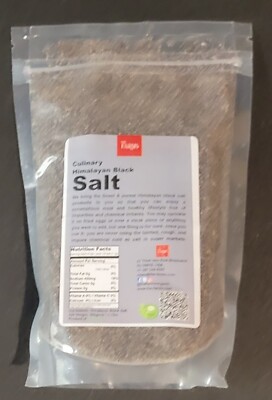 The Farms - Himalayan Black Salt- Medium Grind, 1.1 lb (500 gm) Pouch,Kala Namak