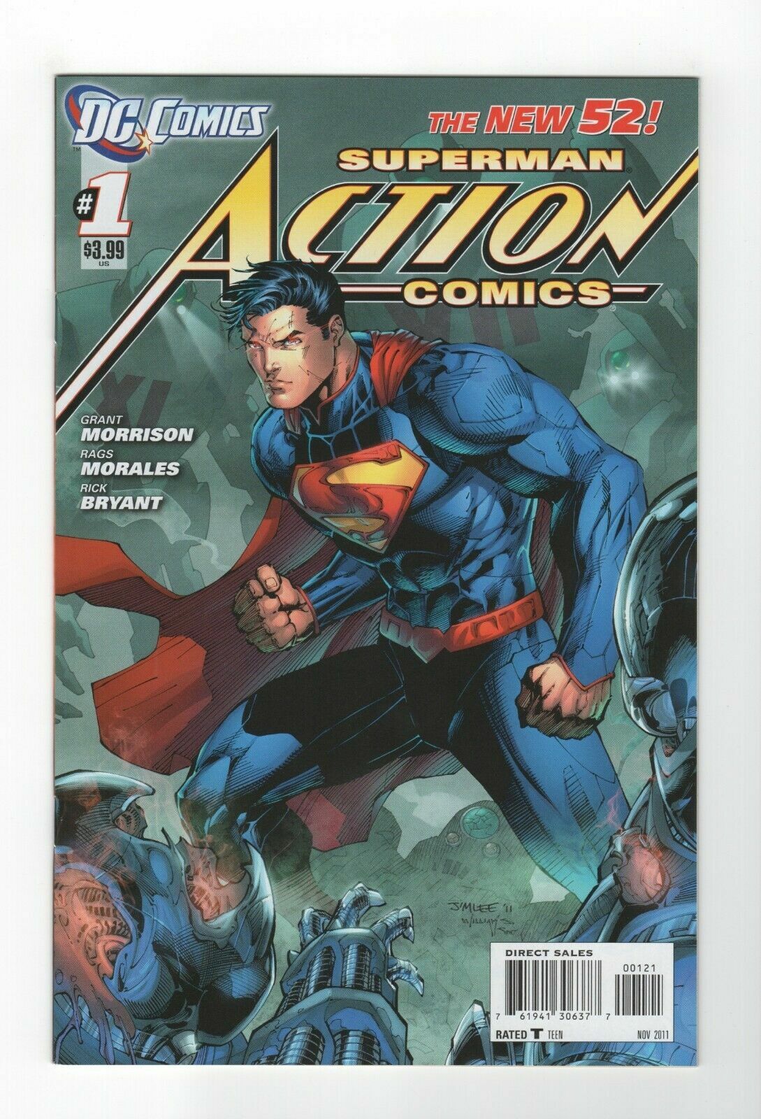 SUPERMAN ACTION COMICS #1,#2 & #3 (sketch) DC NEW 52 SET OF
