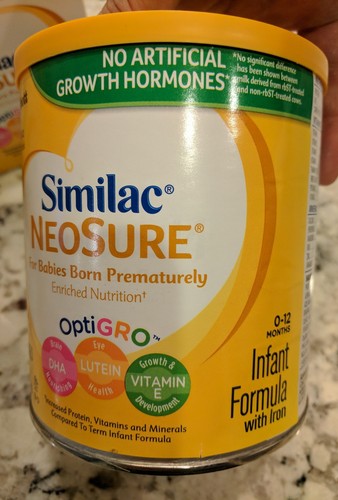 LOT OF 8 CAN SIMILAC NEOSURE FOR PREMATURE BABIES POWDER INFANT FORMULA 13.1 OZ