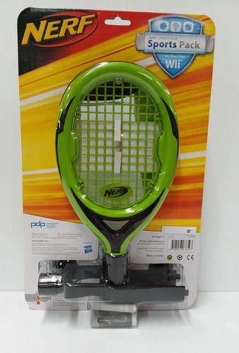 New Wii Nerf sports pack (bat,tennis racket,golf club,green)