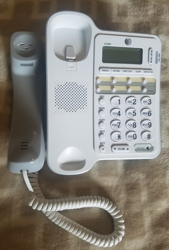 AT&T CL2909 Corded Phone Speakerphone, Caller ID/Call Waiting, White (117048)