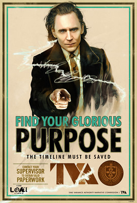 Free Same Day Shipping LOKI Season 2 Glorious Purpose Borderless 11x17 Poster