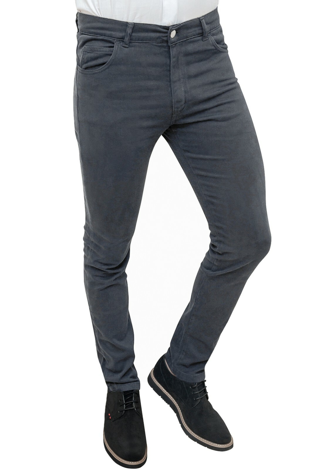 Pantaloni jeans uomo Battistini eleganti casual sartoriali grigio made in  Italy