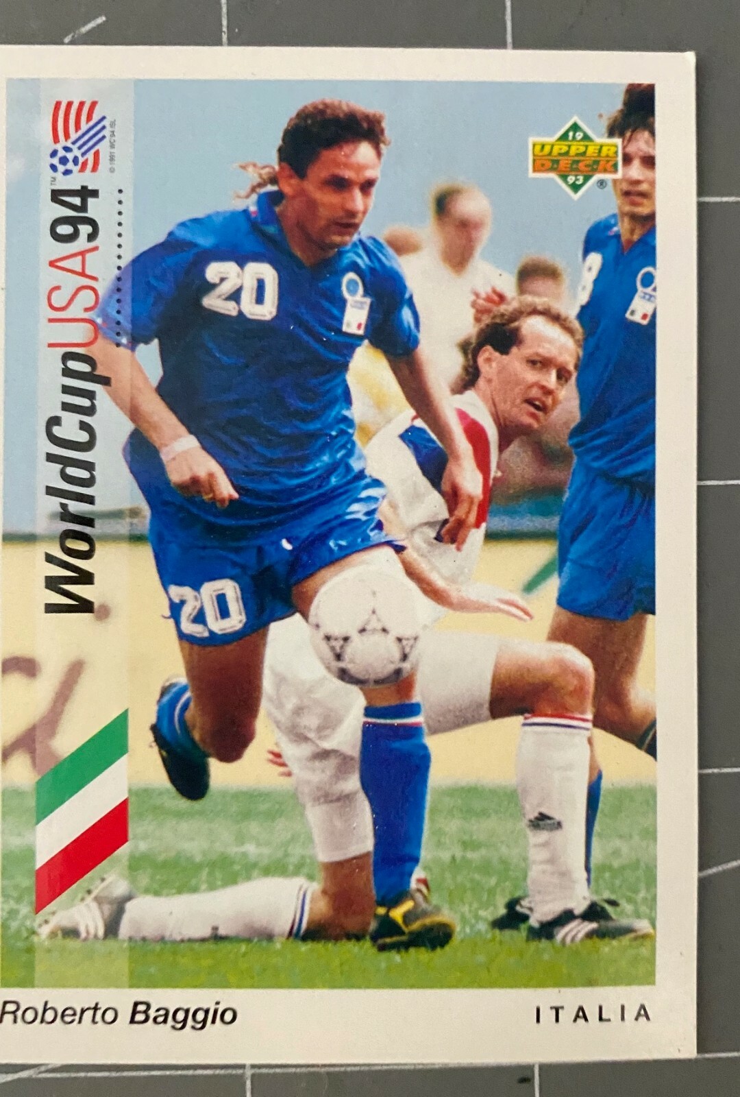 Roberto Baggio Team Italy World Cup 94 Upper Deck 1993