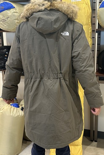 Pre-owned The North Face North Face Women Parka Taupe Green 3xl