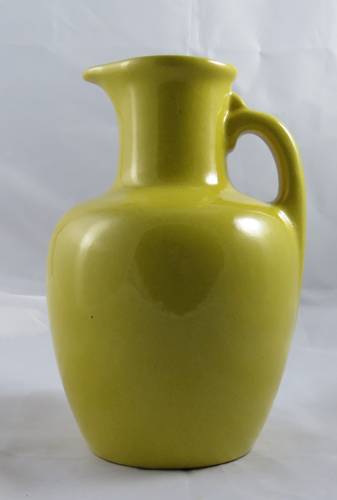 Frankoma Yellow Pottery Honey Pitcher Sunflower Yellow Autumn Yellow Mid Century