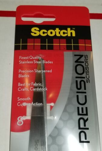 SCOTCH 3M Precision Multipurpose SCISSORS 8” LOT OF 3
