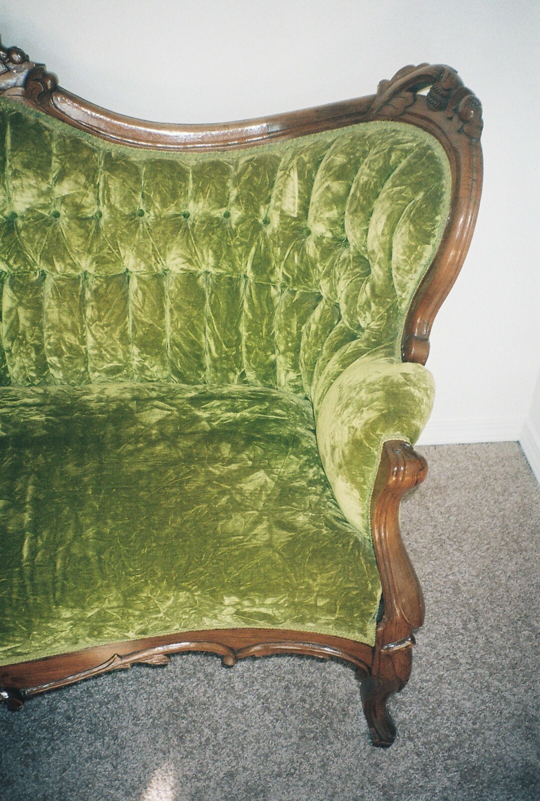 ORIGINAL 1920's SOFA VERY ORNATE! RECENTLY RESTORED! ONE OF A KIND!