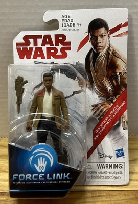 Hasbro Star Wars Finn (Resistance Fighter) Force Link Action Figure - Brand New