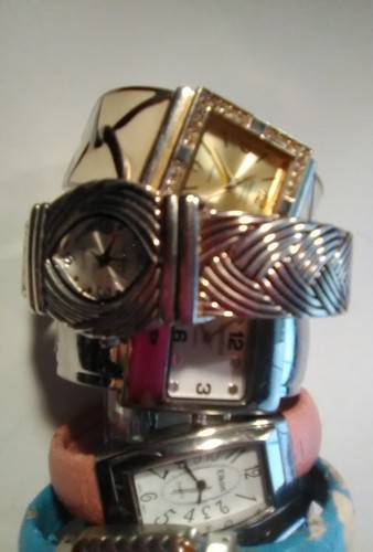 Vtg Watch Bracelet Lot of 7 Embassy Gruen Eikon Cannes Terner Cardini Untested