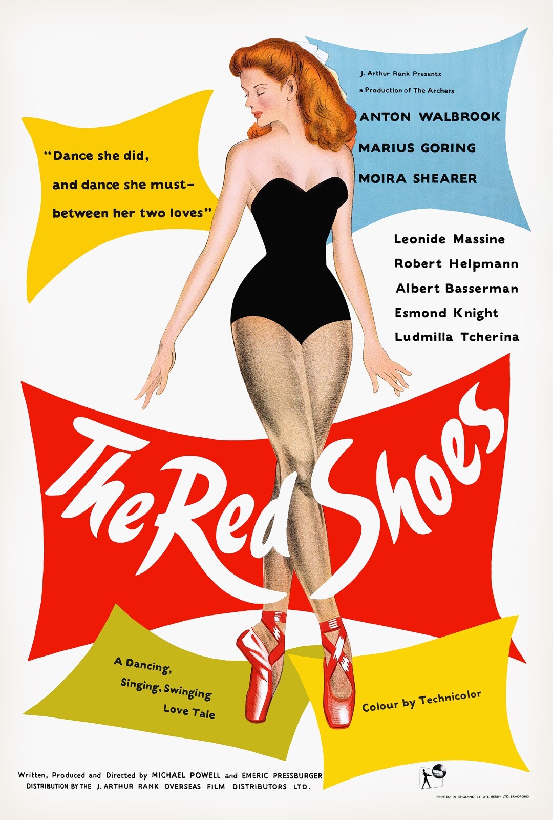 レア 映画パンフレット 赤い靴 The Red Shoes 昭和25年 1950 THE RED SHOES