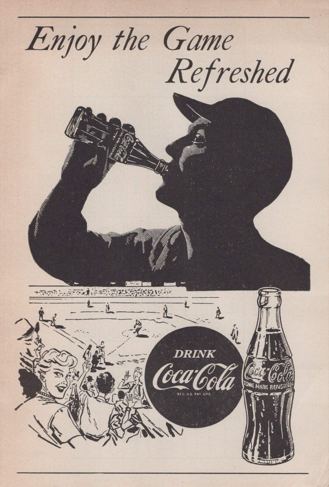 1950s〜1957s ST.LOUIS COCACOLA PAT2517191 1957 Coca Cola Enjoy the