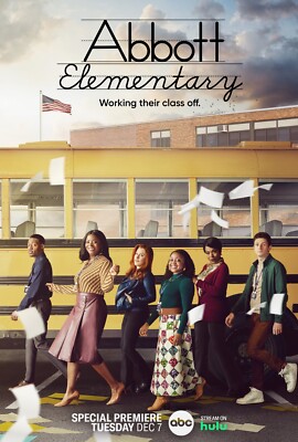 Free Same Day Shipping ABBOTT ELEMENTARY Season 1 Borderless 11x17 Poster