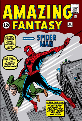 AMAZING FANTASY #15 COMIC BOOK COVER '' 24''X36'' POSTER FREE SHIPPING