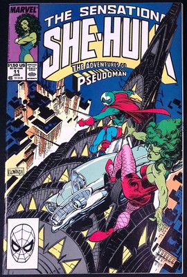 Sensational She-Hulk #11 Marvel Comics 1990 Near Mint- 9.2
