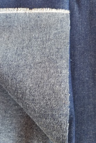 Vintage Denim Fabric 1/2 yard by 60