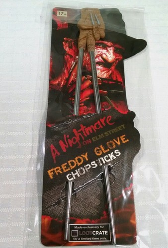 Nightmare on Elm Street Freddy Krueger Glove Chopsticks horror Collectible scary