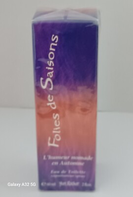 Folies De Saisons EDT Spray 2 Oz Yves Rocher New 60ml Perfume Made In France