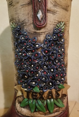 Texas Bluebonnet 14 in vase/planter
