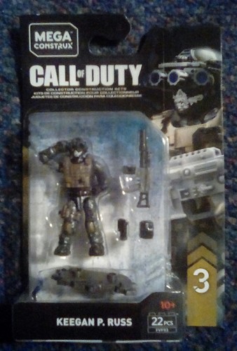(2) NEW MEGA CONSTRUX CALL OF DUTY SERIES 3 Keegan P. Russ & Vladamir Makarov!