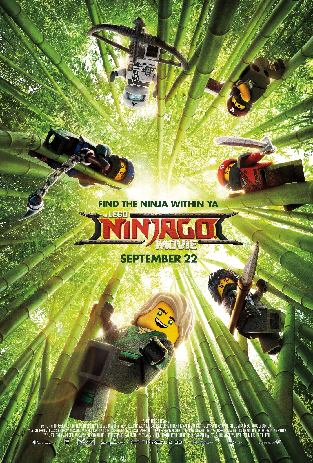 THE LEGO NINJAGO MOVIE POSTER A4 A3 A2 A1 CINEMA MOVIE LARGE