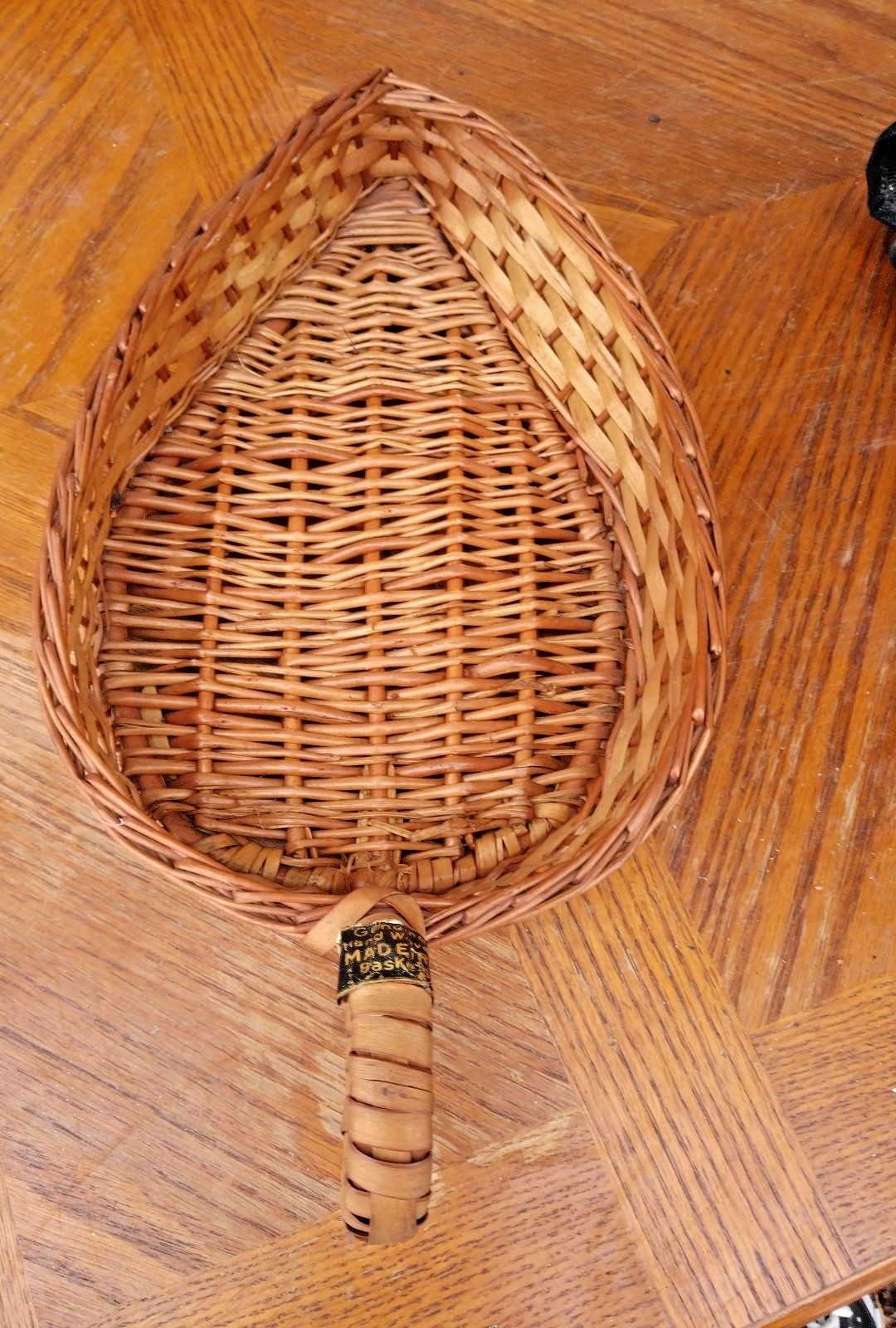 Vintage Genuine Hand-Made  Basket from Madeira