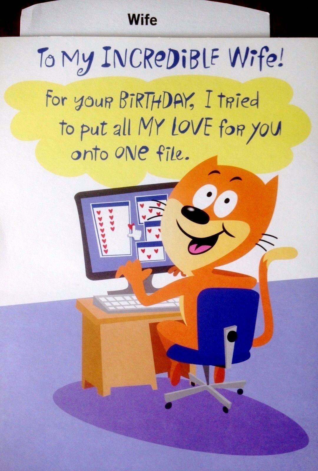 funny-wife-birthday-cards-xl-size-to-my-wife-hallmark-choice-of-14-ad13-ebay