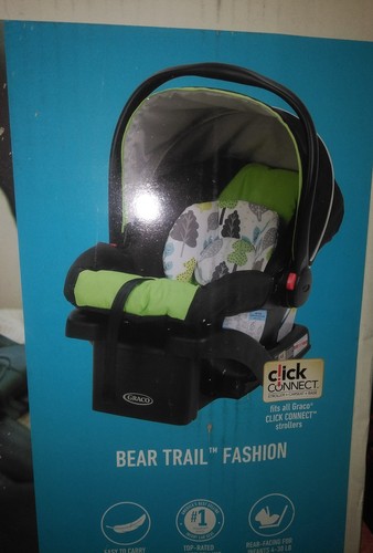 Graco Snugride 30 Infant Car Seat Bear Trail Fashion 4-30lbs