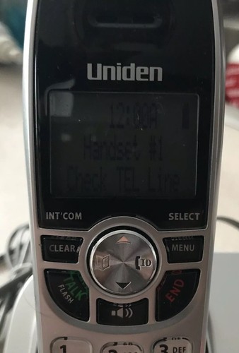 Uniden Dect 6.0 Caller ID Phone With Base Tested Works Expansion Unit