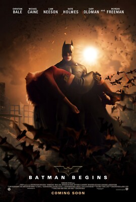 Batman Begins movie poster print (e) - 11