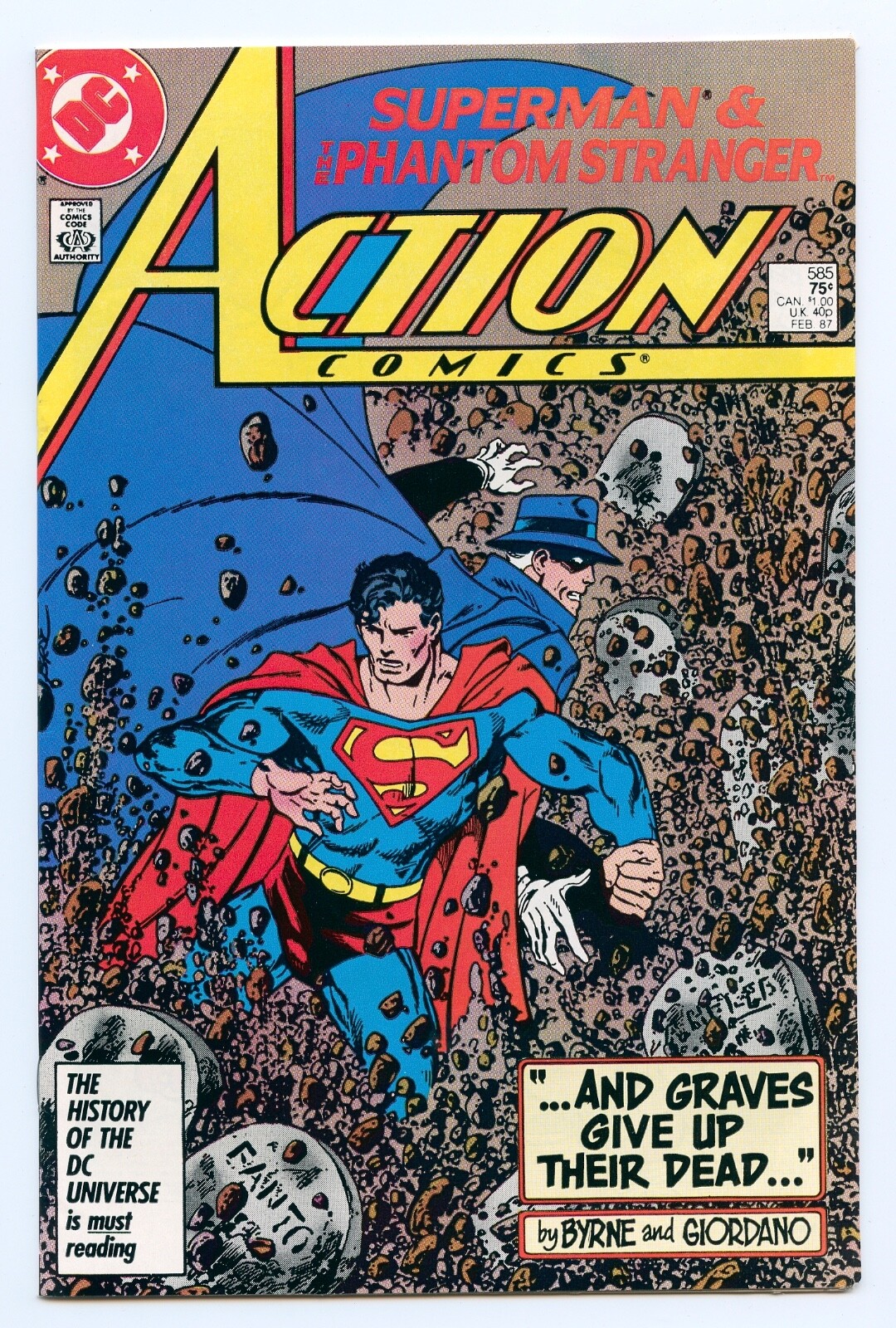 Action Comics #585 SUPERMAN DC Comics ©1987 HIGHEST GRADE NM