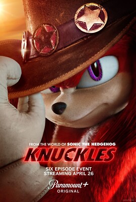 Knuckles Sonic The Hedgehog TV Series Premium POSTER MADE IN USA - CIN994