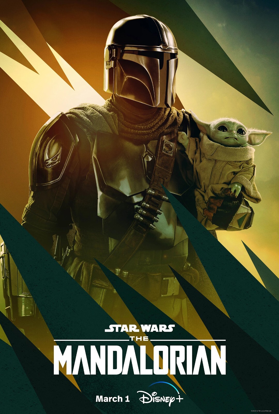 スターウォーズ　THE MANDALORIAN ポスター Star Wars poster - The Mandalorian poster (ddd) - 11 x 17