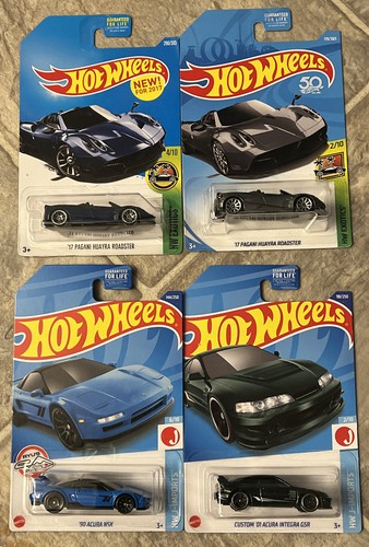 (4) ‘17 Pagani Huayra Roadster & Acura ‘90 Nsx / ‘01 Custom Integra