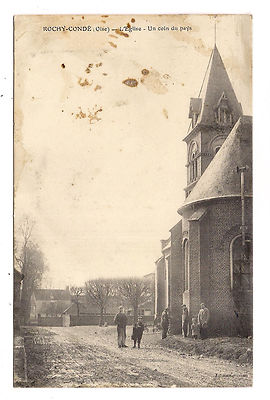 rochy-condé  , l'église , un coin du pays