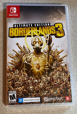 Borderlands 3 Ultimate Edition Switch New Sealed Gearbox 55738-3 710425557385
