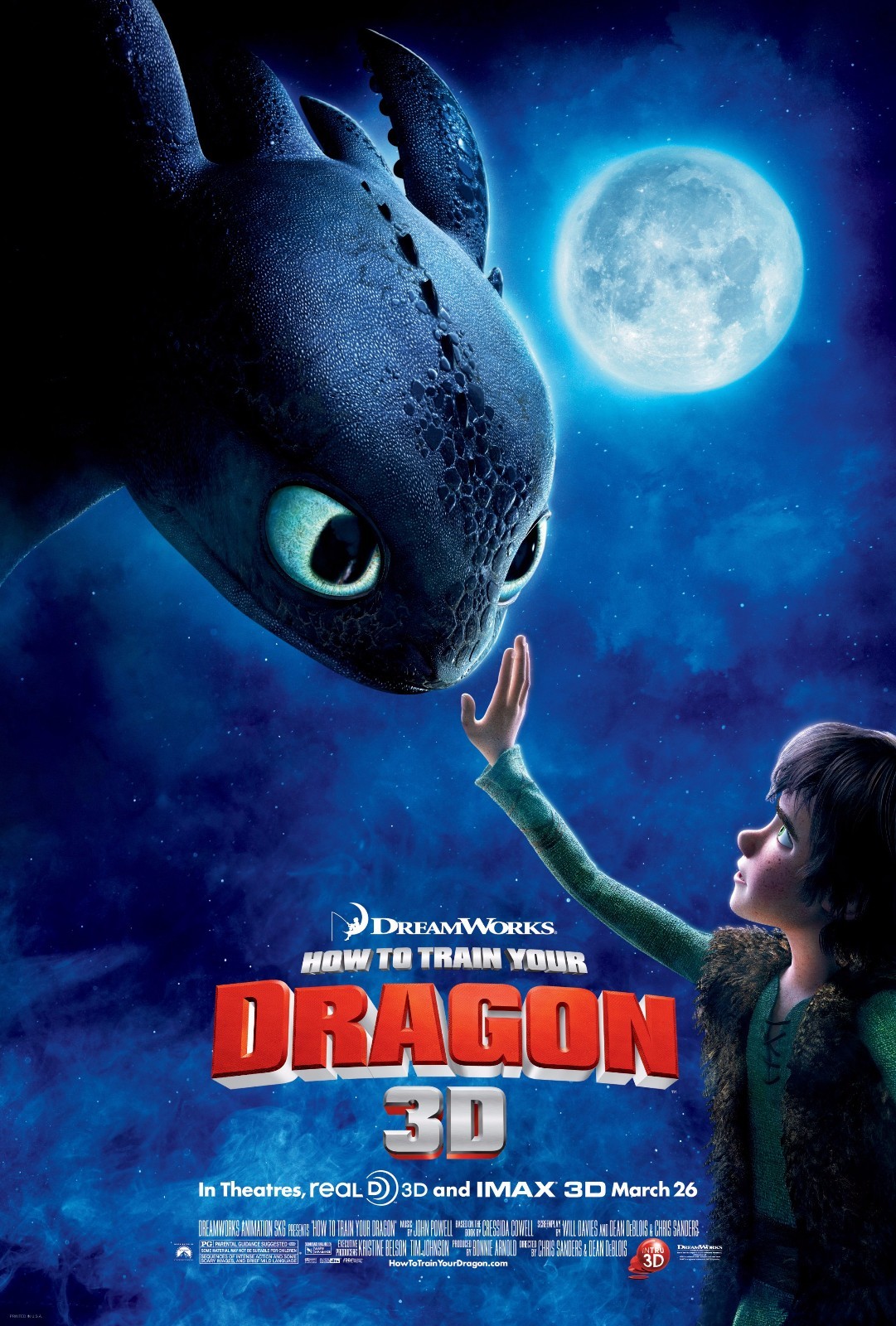 HOW TO TRAIN YOUR DRAGON POSTER A4 A3 A2 A1 CINEMA MOVIE FILM 