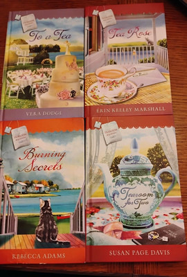 Lot of 4 Tearoom Mysteries hardcovers, Guideposts series