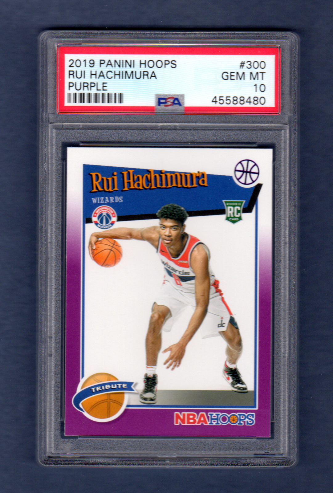 注目ブランドのギフト RUI HACHIMURA 2019-20 HOOPS PURPLE SP ROOKIE RC PSA 10 GEM その他