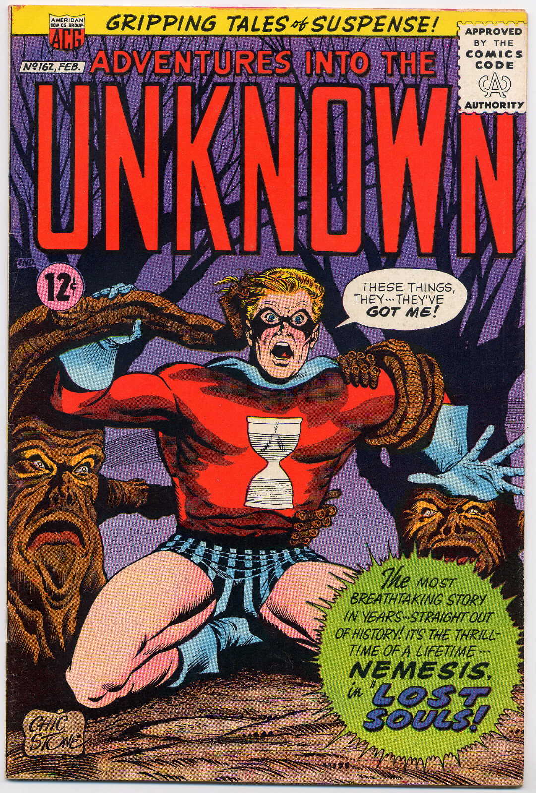 アメコミ Cygnus Adventures into the Unknown 162 VF 8.0 ACG 1965 Nemesis Chic