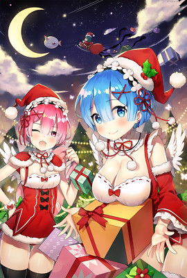 Anime christina thigh highs cleavage ram re zero dress Playmat Gaming Mat